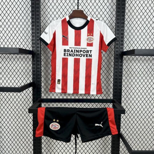 Kit Criança PSV Eindhoven Principal 2025/26