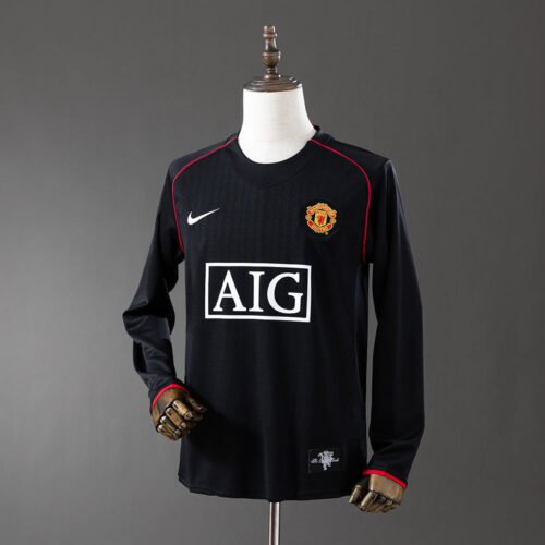 Camisola Manchester United Alternativa 2007/08 Manga Cumprida