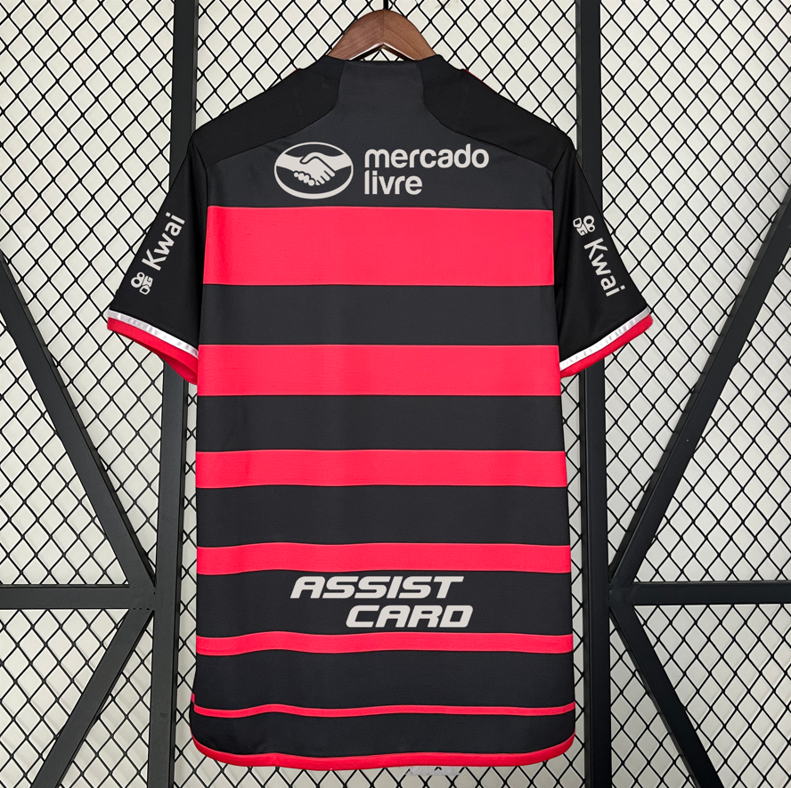 Camisola Flamengo Principal 2024/25 Todos os Patrocínios - Image 2